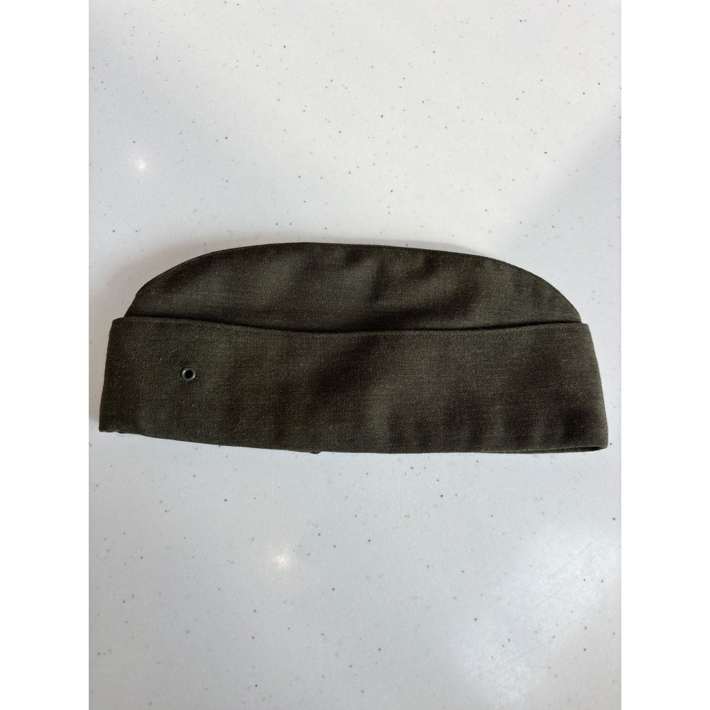 Sam Bonk US Military Garrison Cap MC Green Wool Blend Valor Collection Sz 7 1/4